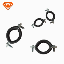 carbon steel pipe clamp with EPDM rubber